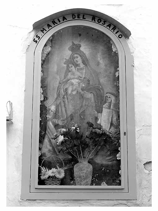 Madonna del Rosario (dipinto) - ambito Italia meridionale (seconda metà sec. XIX)