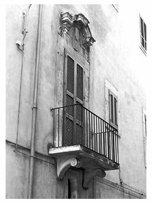 mostra di finestra - ambito Italia meridionale (sec. XVIII)