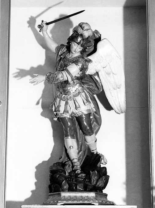 San Michele Arcangelo (statua) - ambito Italia meridionale (seconda metà sec. XIX)