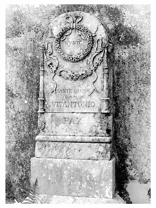 monumento funebre, opera isolata di Sante Simone (attribuito) - ambito Italia meridionale (sec. XIX)