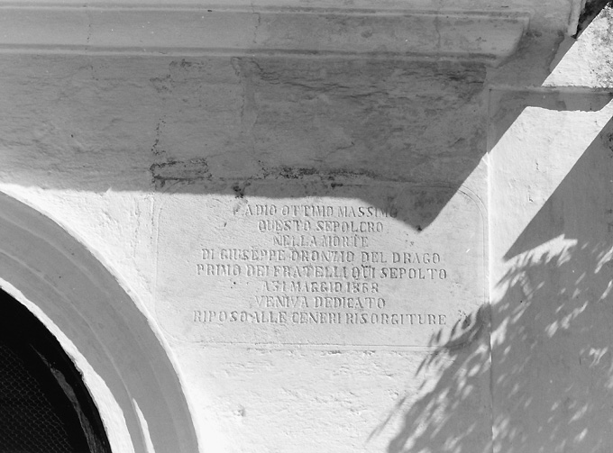 lapide, opera isolata - ambito Italia meridionale (sec. XIX)