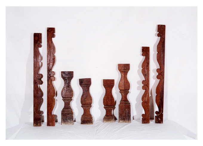 decorazione plastica, frammento - ambito pugliese (prima metà sec. XIX)