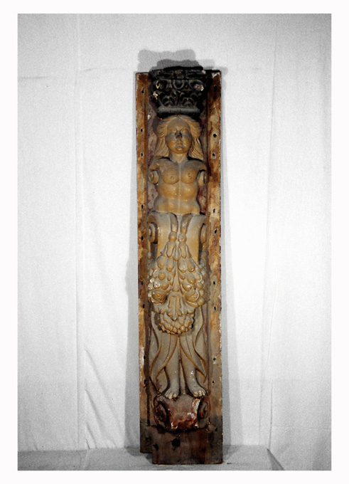 cariatide - ambito pugliese (seconda metà sec. XVII)