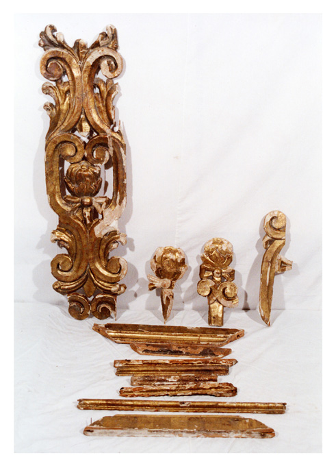 parasta, frammento - ambito pugliese (seconda metà sec. XVII)