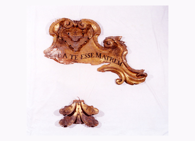 cariatide, frammento - ambito pugliese (seconda metà sec. XVII)