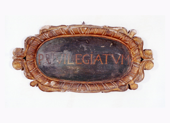 cartiglio - ambito pugliese (sec. XVIII)