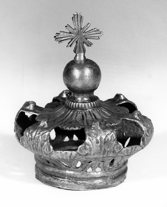 corona da statua - ambito napoletano (sec. XIX)