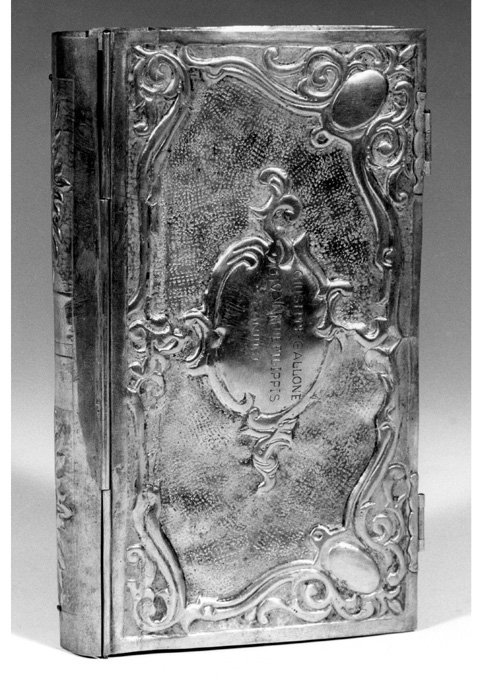 coperta di libro - ambito Italia meridionale (sec. XIX)