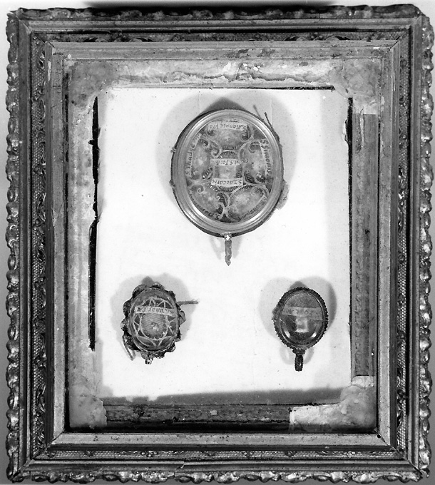 reliquiario - ambito Italia meridionale (seconda metà sec. XIX)