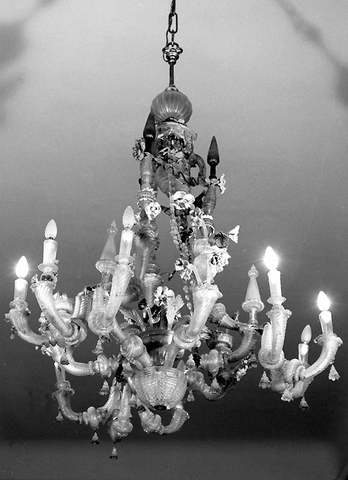 lampadario - a bracci - ambito veneziano (seconda metà sec. XVIII)