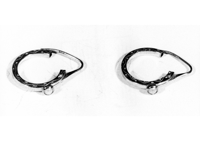 orecchino - ambito italiano (sec. XX)