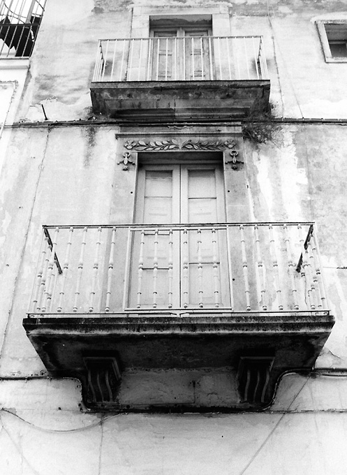 mostra di finestra - ambito pugliese (seconda metà sec. XIX)