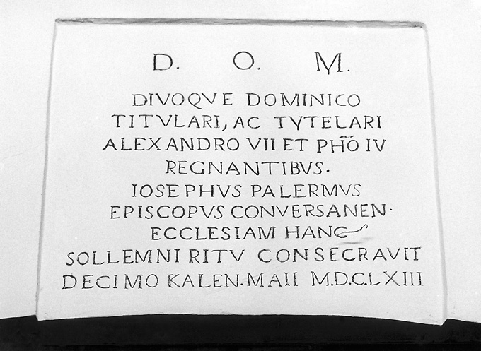 lapide documentaria - ambito Italia meridionale (sec. XVII)