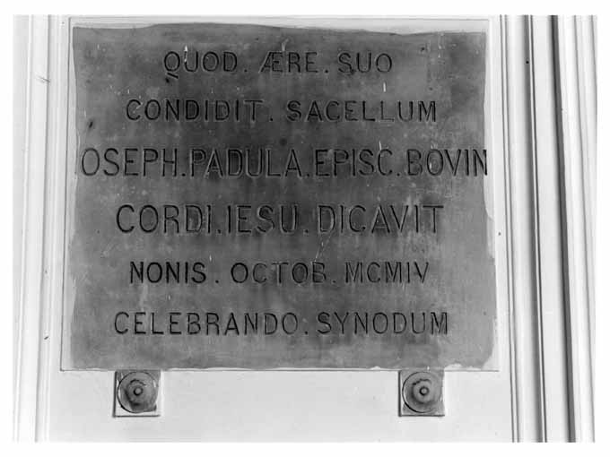 lapide - ambito Italia meridionale (sec. XX)