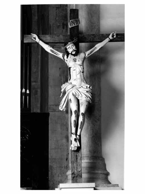 Cristo crocifisso (scultura) - ambito Italia meridionale (sec. XIX)