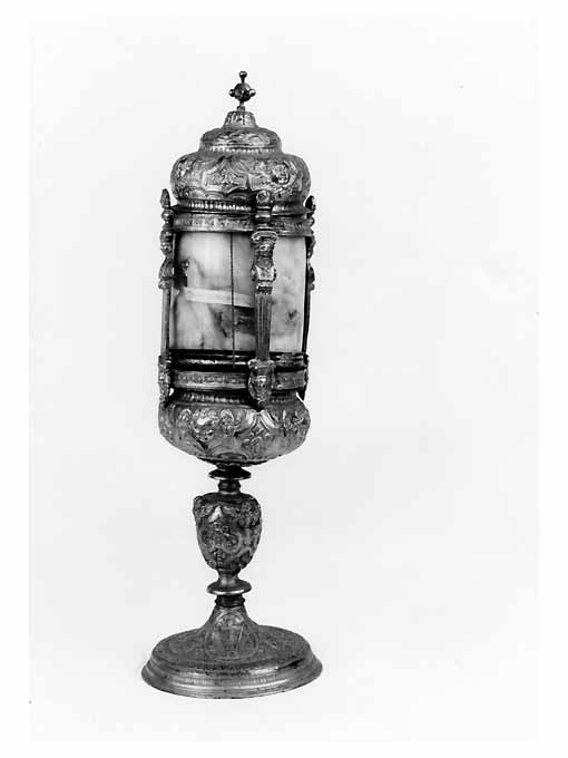 reliquiario - a ostensorio - ambito Italia meridionale (prima metà sec. XIX)