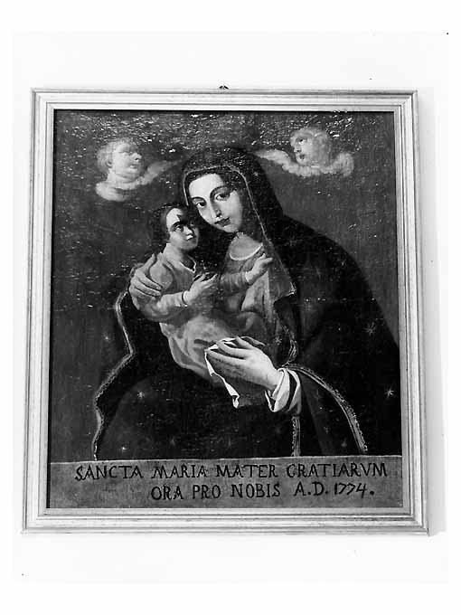 Madonna delle Grazie, Madonna con Bambino (dipinto) - ambito Italia meridionale (sec. XVIII)