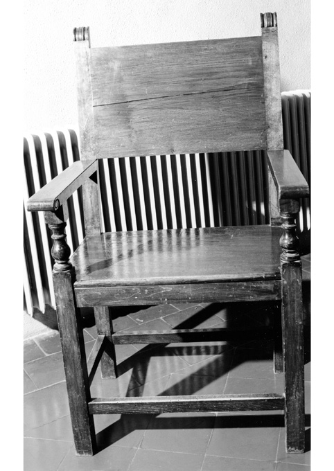 sedia - a braccioli, serie - ambito Italia meridionale (prima metà sec. XIX)