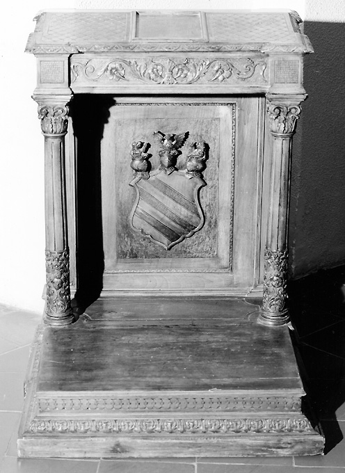 inginocchiatoio - ambito Italia meridionale (seconda metà sec. XVII)