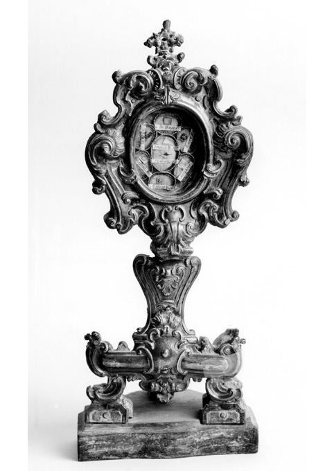 reliquiario - a ostensorio - manifattura napoletana (prima metà sec. XVIII)