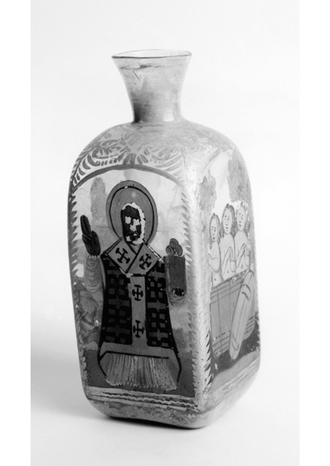 San Nicola di Bari (reliquiario - a vaso, serie) - ambito Italia meridionale (seconda metà sec. XIX)