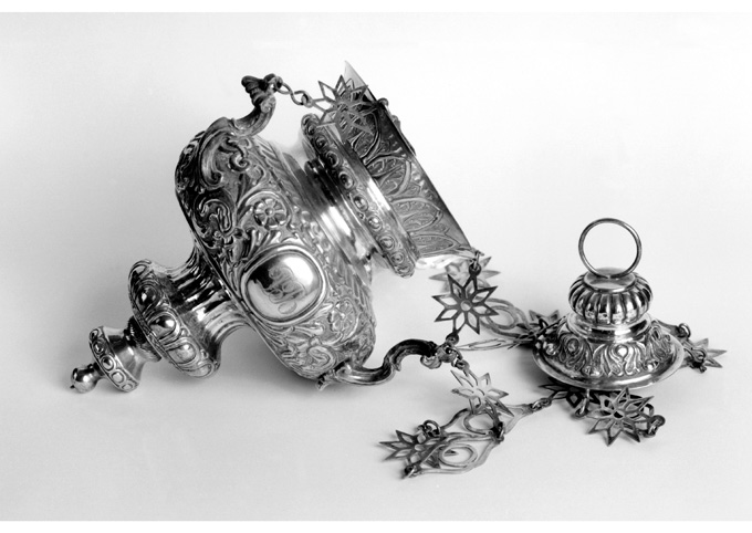 lampada pensile, serie - manifattura napoletana (sec. XIX)