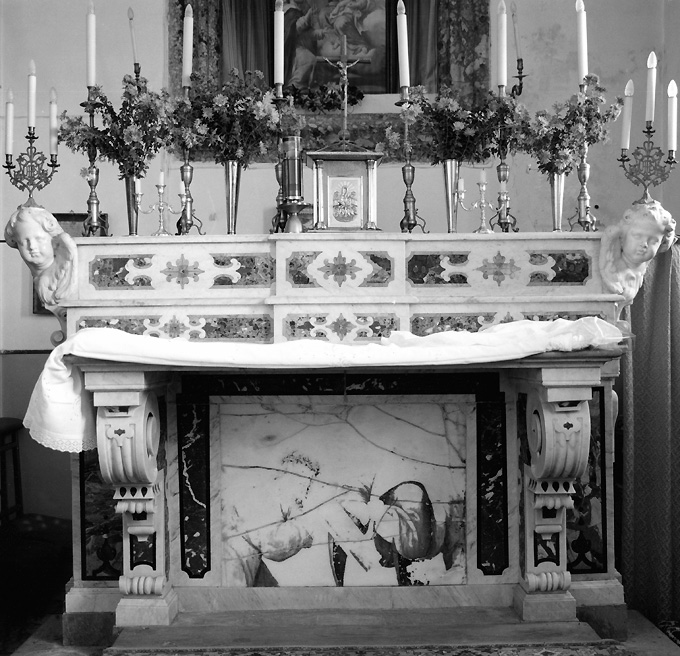 altare maggiore - ambito napoletano (sec. XVIII)