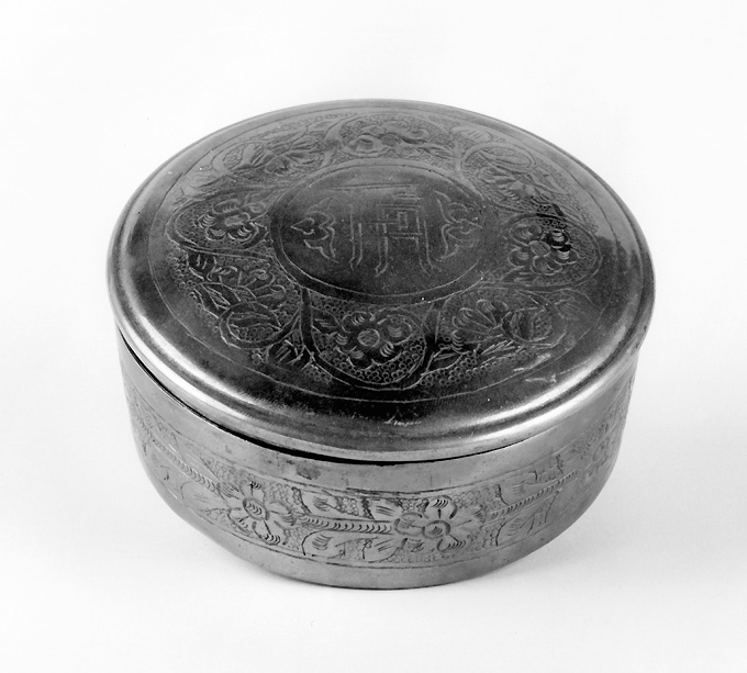 teca eucaristica - ambito Italia meridionale (seconda metà sec. XIX)