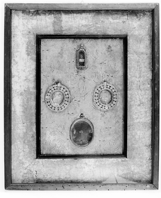 reliquiario - a tabella - ambito Italia meridionale (sec. XIX)