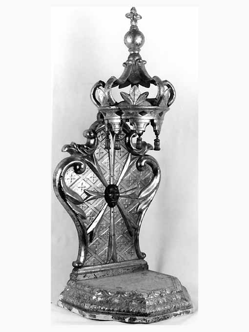 tronetto per esposizione eucaristica - ambito Italia meridionale (secc. XIX/ XX)