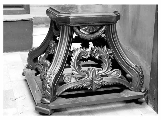 base processionale - ambito Italia meridionale (prima metà sec. XX)