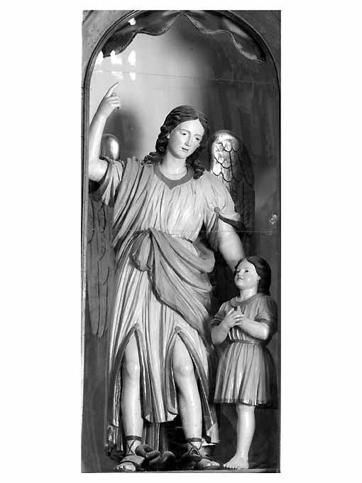 angelo custode (statua) - ambito Italia meridionale (ultimo quarto sec. XIX)