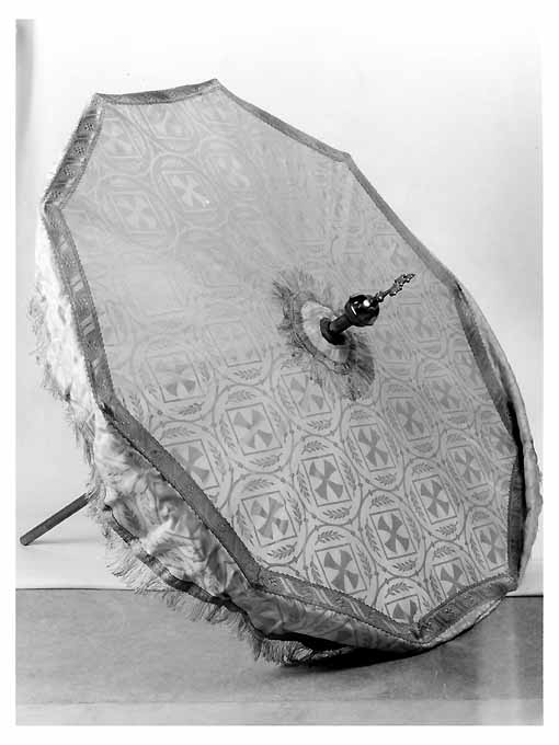 ombrellino processionale - ambito Italia meridionale (prima metà sec. XX)