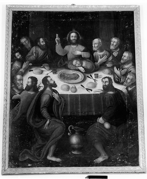 ultima cena (dipinto) - ambito Italia meridionale (sec. XIX)