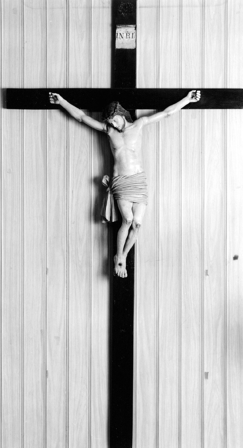 Cristo crocifisso (croce da parete) - ambito Italia meridionale (sec. XIX)