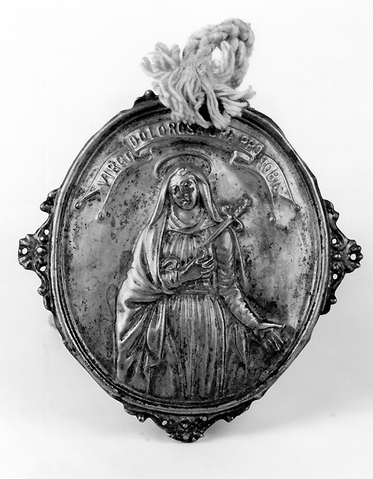 emblema di confraternita - ambito Italia meridionale (seconda metà sec. XIX)