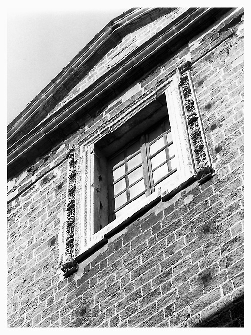 mostra di finestra - ambito salentino (sec. XVII)