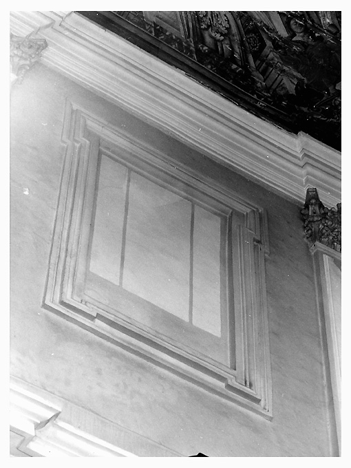 mostra di finestra, serie - ambito salentino (prima metà sec. XVIII)