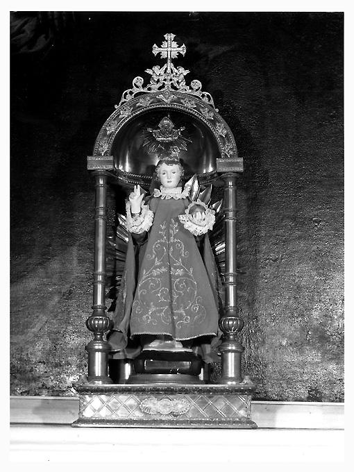 tronetto per esposizione eucaristica - ambito Italia meridionale (primo quarto sec. XX)