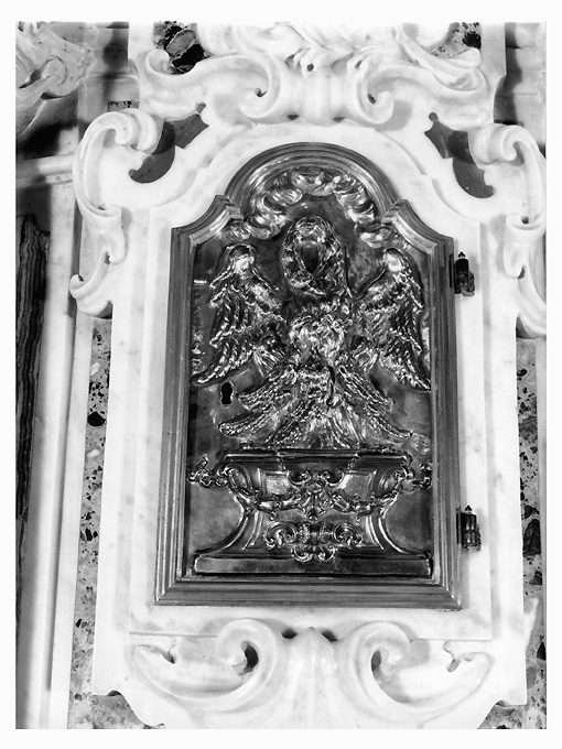 sportello di tabernacolo - manifattura napoletana (metà sec. XVIII)