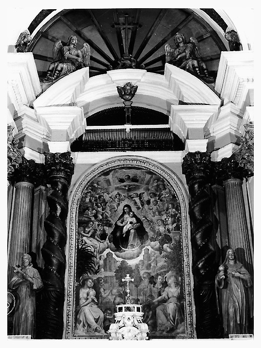 mostra architettonica d'altare - ambito salentino (seconda metà sec. XVII)