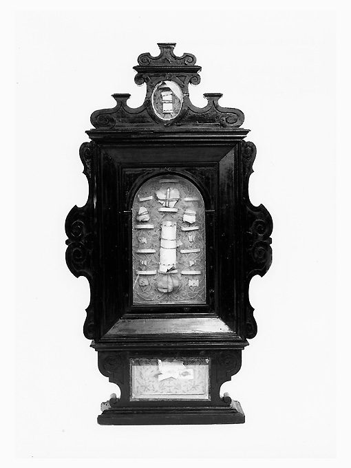 reliquiario - a tabella - manifattura bavarese (inizio sec. XVII)