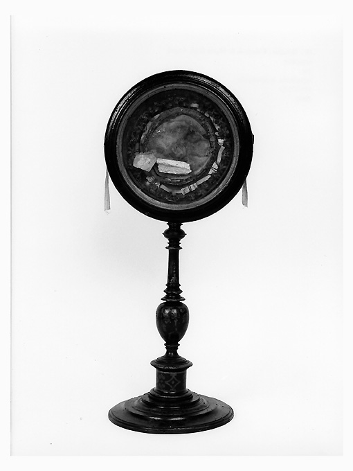 reliquiario - a ostensorio - manifattura bavarese (fine/inizio secc. XVII/ XVIII)