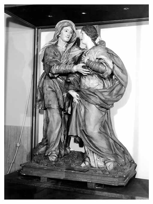 Visitazione (gruppo scultoreo) - ambito napoletano (fine/inizio secc. XVIII/ XIX)