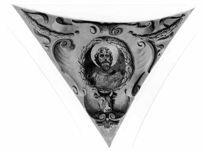 San Luca (dipinto, elemento d'insieme) - ambito salentino (metà sec. XIX)