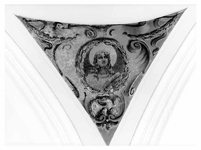 San Giovanni Evangelista (dipinto, elemento d'insieme) - ambito salentino (metà sec. XIX)