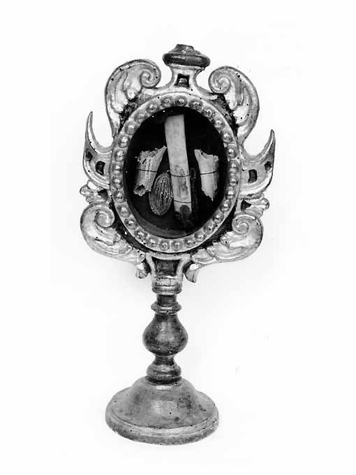 reliquiario - a ostensorio, coppia - ambito Italia meridionale (ultimo quarto sec. XVII)