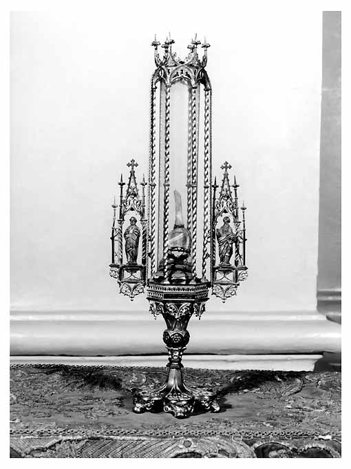 reliquiario architettonico - bottega Italia meridionale (primo quarto sec. XX)