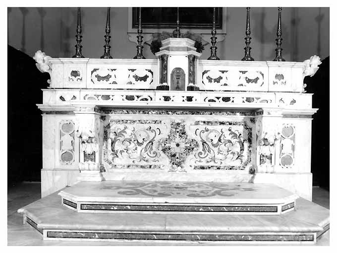 altare maggiore - ambito napoletano (sec. XVIII)