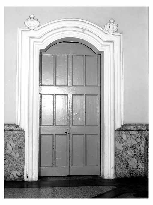 mostra di porta, coppia - ambito salentino (secc. XVII/ XVIII)